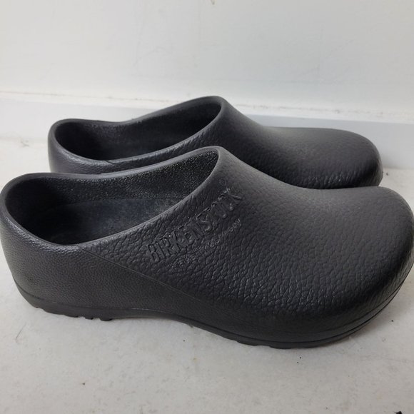 Birkenstock Size 41 Profi-Birki Polyurethane Black Vegan Clogs Black Unisex - Picture 4 of 12